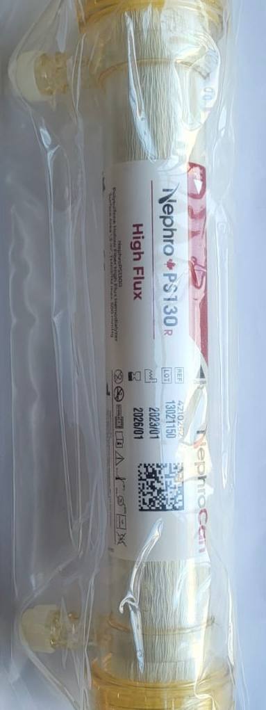 Полісульфоновий високопоточний гемодіалізатор NephroPS130R 1,3 м2, стерилізований гама-опроміненням